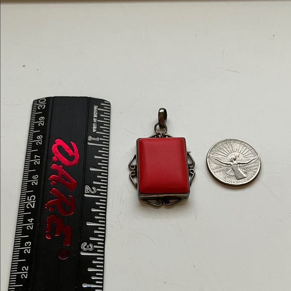 Red Silver Pendant - Picture 5 of 5